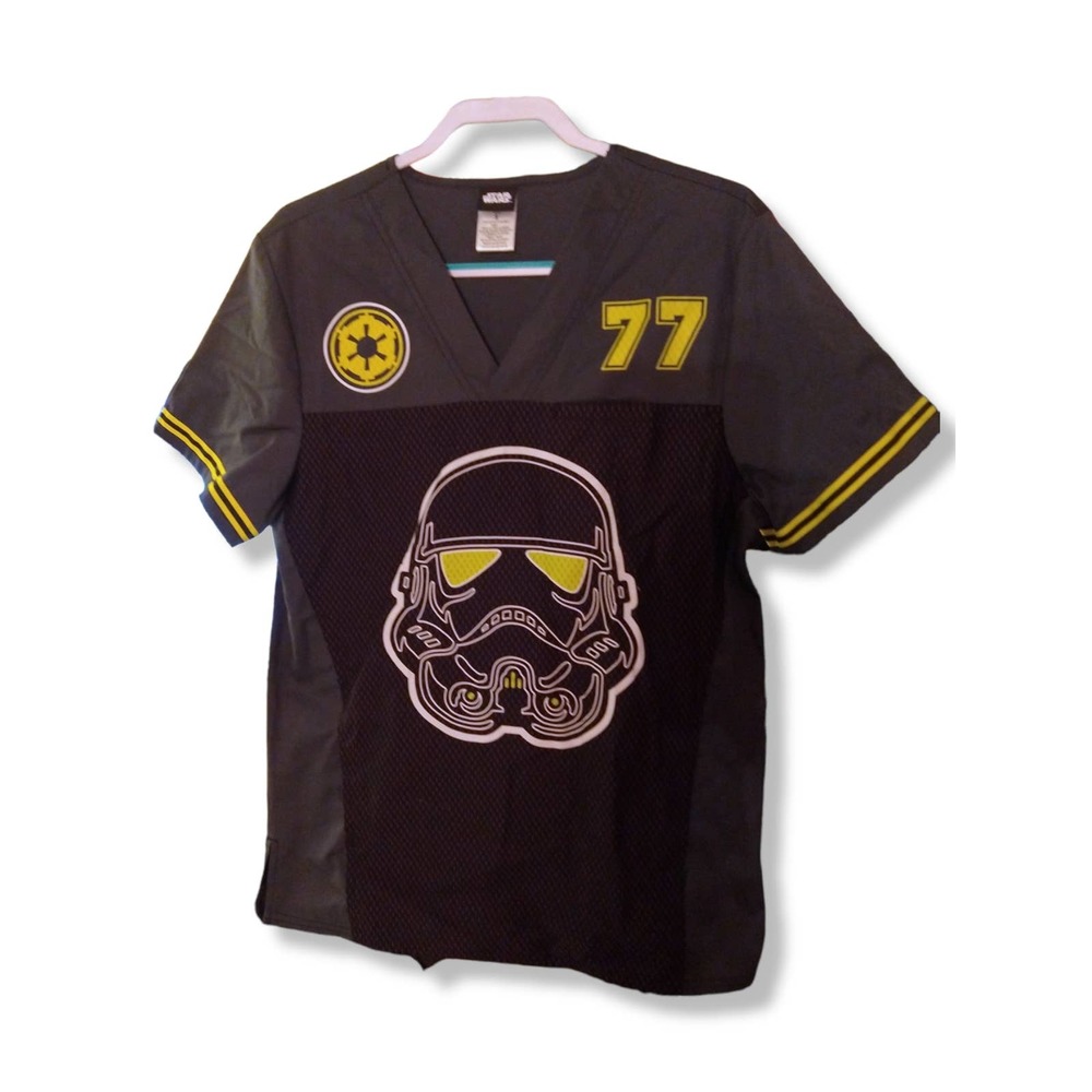 Mens Star Wars scrub top NWT size small Cherokee Tooniforms